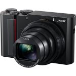 Panasonic DC-TZ200 Lumix kompaktní fotoaparát (1-palcový MOS senzor 20,1MP, optický zoom 15x, 4K video, PHOTO 4K, LVF hledáček, Post Focus), černá