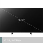 Panasonic EGTV613 prodloužená záruka výrobce na televizory nad 60" + 3 roky (diagnostika a bezplatná oprava závady v autorizovaném servisu)