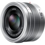 Panasonic H-X015 LEICA DG SUMMILUX širokoúhlý objektiv (15/30mm (ekvivalent 35mm filmu), F1.7 ASPH., φ46mm filtr, micro 4/3), stříbrný