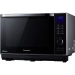 Panasonic NN-DS596 parní multifunkční trouba (technologie střídače, 27l, 1000W, křemenná mřížka 1200W, turbodmychadlo, Panacrunch), stříbrná