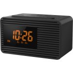 Panasonic RC-800 FM rádio s budíkem (možnost uložení 10 stanic, velký displej, funkce časovače, reproduktor s plným rozsahem o průměru 5cm), černá