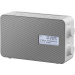 Panasonic RF-D30 digitální rádio s Bluetooth (10 programových tlačítek, odolnost proti stříkající vodě IPX4, USB nabíjení, 10 cm reproduktor), bílá