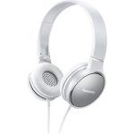 Panasonic RP-HF300 stylová sluchátka přes uši kabelová (30mm neodymový magnetický měnič, skládací dovnitř, pohodlný design), bílá