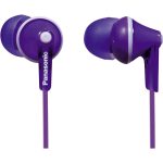 Panasonic RP-HJE125 kabelová sluchátka do uší (9mm měniče, design ErgoFit, 3 páry měkkých sluchátek, kabel délky 1,1m), fialová