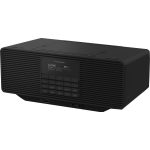Panasonic RX-D70 přenosné stereo rádio s CD přehrávačem (FM, DAB+, USB, AUX, Přednastavený ekvalizér, basový režim, velký displej, tlačítka), černá