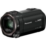 Panasonic HC-V785 Full HD kamera (20x zoom, HDR film, bezdrátový duální fotoaparát, OIS s vysokou citlivostí senzoru, Auto O.I.S. Lock), černá