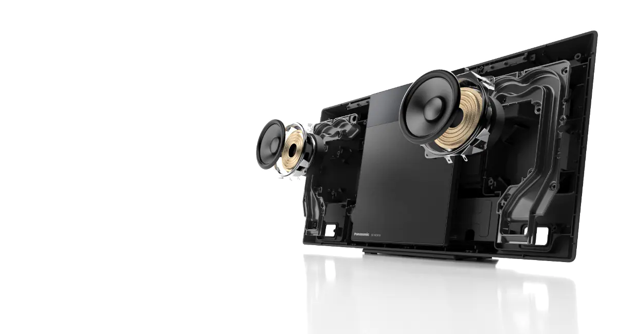 Panasonic SC-HC410 kompaktní micro Hi-Fi systém s Space Tune