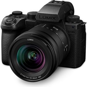 Panasonic DC-S5M2XK Lumix Full-Frame bezzrcadlovka DC-S5M2X + objektiv S-R2060 20-60mm, F3.5-5.6 (CMOS 24.2MP, Active I.S., live streaming), černá