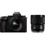 Panasonic DC-S5M2XW Lumix Full-Frame bezzrcadlovka DC-S5M2X + objektivy S-R2060 20-60 mm F3.5-5.6, S-S50 50mm F1.8 (CMOS 24.2 MP, duální nativní ISO)