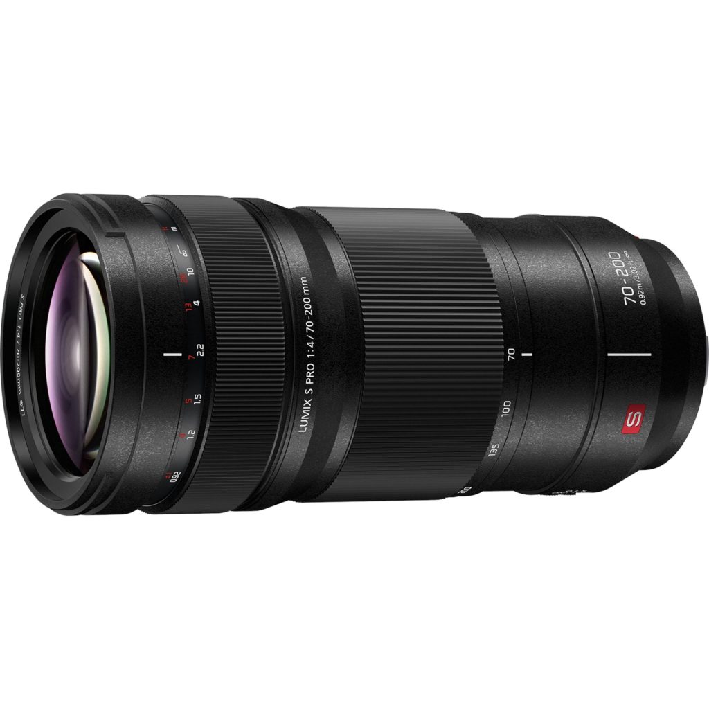 Cashback až do 9600 CZK 30 Panasonic S-R70200 teleobjektiv s možností rozšíření o telekonvertor (70-200 mm, F4 O.I.S., 77 mm filtr, full frame FF), černý