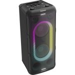 Panasonic SC-TMAX45 bezdrátový party reproduktor (1000W, duální 16cm basový reproduktor, Bluetooth, Bass Reflex port, 7 barev osvětlení), černý