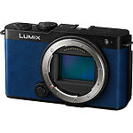 Panasonic DC-S9 Lumix kompaktní Full-Frame bezzrcadlovka (24,2 MP, flexibilní rámování, LUMIX Lab, fázový hybridní AF), modrá