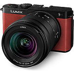 Panasonic DC-S9K Lumix kompaktní Full-Frame bezzrcadlovka DC-S9 + objektiv S-R2060 (24,2 MP, flexibilní rámování, LUMIX Lab), červená