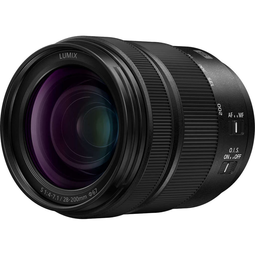 Cashback až do 9600 CZK 27 Panasonic S-R28200 LUMIX S zoom objektiv (rozsah 28-200 mm, F4-7,1, MACRO O.I.S., maximální zvětšení 0,5x)