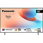 Panasonic TV-55W95A Mini LED TV s inovativním systémem Premium Fire TV 4K HDR 55" (DVB-T2/HEVC, HCX Pro AI MKII procesor, Dolby Atmos, funkce Auto AI)