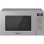 Panasonic NN-S29KSM nerezová mikrovlnná trouba (20l, 800W, 5 stupňů výkonu, 9 programů, ovládání tlačítkem a knoflíkem), stříbrná