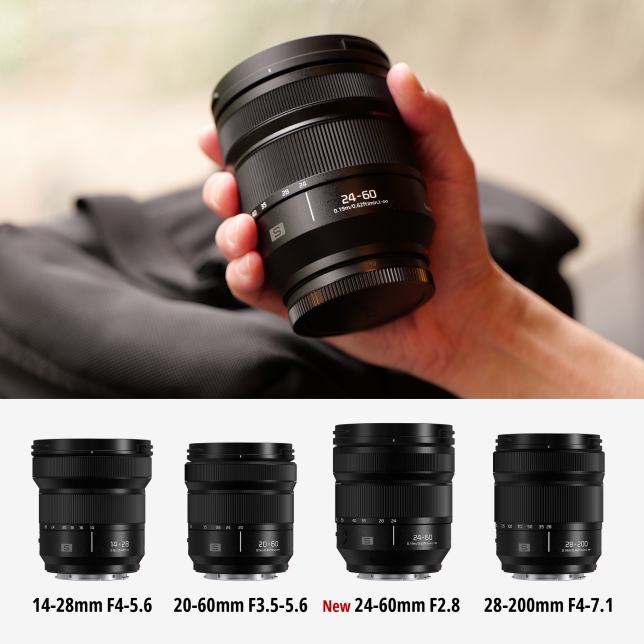 Panasonic S-E2460E Panasonic S-E2460 Lumix objektiv S 24-60mm F2.8 (zoom 24-60mm, F2.8, prachotěsný, odolný proti stříkající vodě) 12 Panasonic S-E2460E ast 2699336.jpg.pub.thumb.644.644