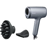 Panasonic EH-NA9N vysoušeč vlasů s technologií nanoe™ & Mineral Ion (1600W, 3 nastavení proudu vzduchu, 2 krytky,tryska pro rychlé schnutí), šedá