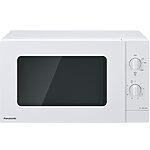 Panasonic NN-SM21QW kompaktní mikrovlnná trouba (800W, 5 úrovní výkonu, otočný talíř o průměru 255 mm, ovládání otočným ovladačem), bílá