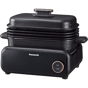 Panasonic NF-GM600 multifunkční hrnec 6 v 1 (vysoký teplotní rozsah 40–250 stupňů, 9 programů, manuální ovládání, integrovaný odsavač kouře)
