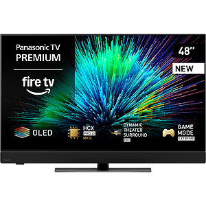 Panasonic TV-48Z90BE6 OLED TV s inovativním systémem Premium Fire TV 4K HDR 48" (DVB-T2/HEVC, Master OLED Pro, HCX Pro AI MK II procesor, Dolby Atmos)
