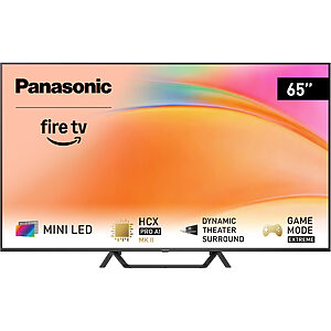 Panasonic TV-65W95B Mini LED TV s inovativním systémem Premium Fire TV 4K HDR 65" (DVB-T2/HEVC, HCX Pro AI MKII procesor, Dolby Atmos, funkce Auto AI)