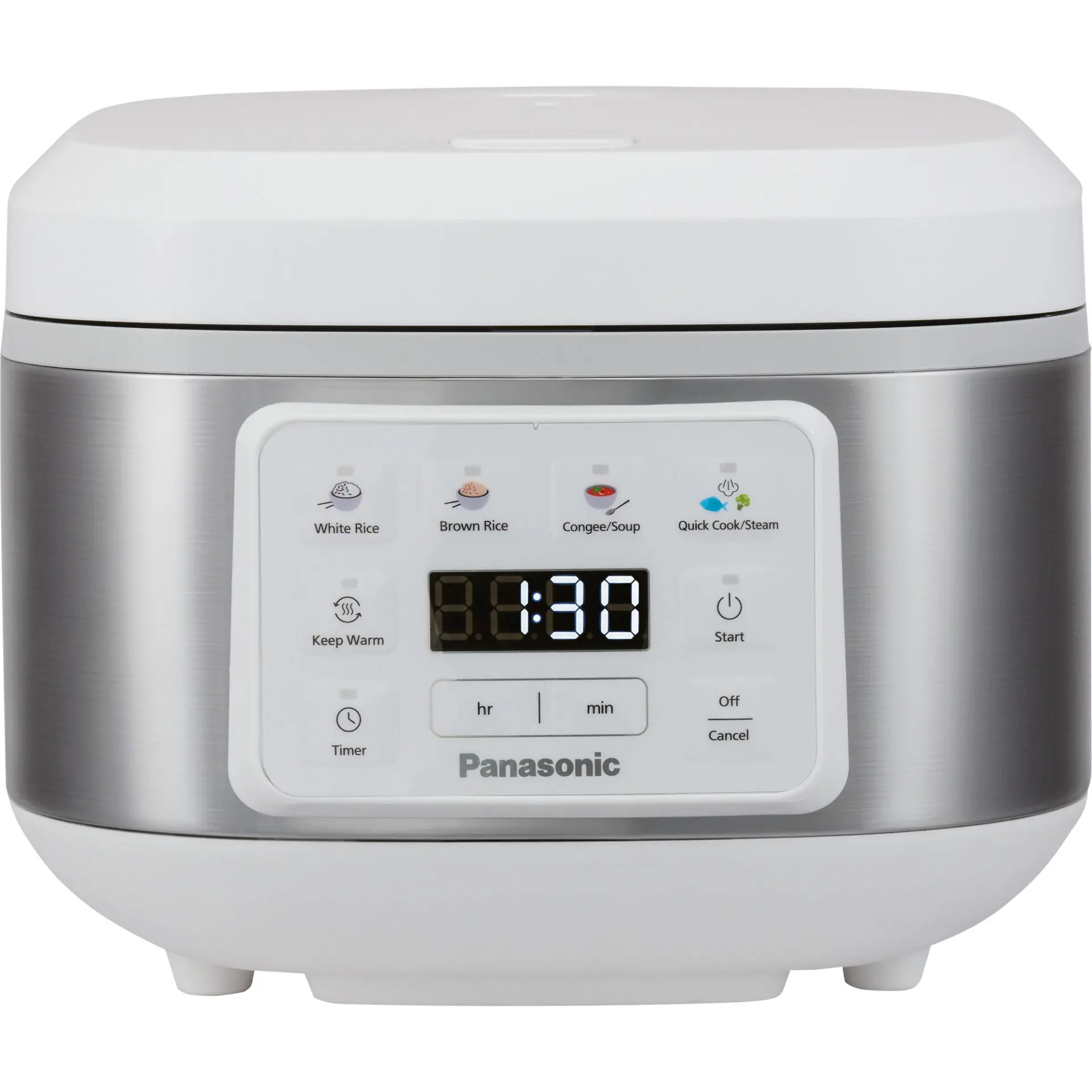 Panasonic SR-DA152W rýžovar a parní hrnec 1,5l (4 programy, automatická regulace teploty, udržení teploty pokrmů, timer, fuzzy logika), bílý