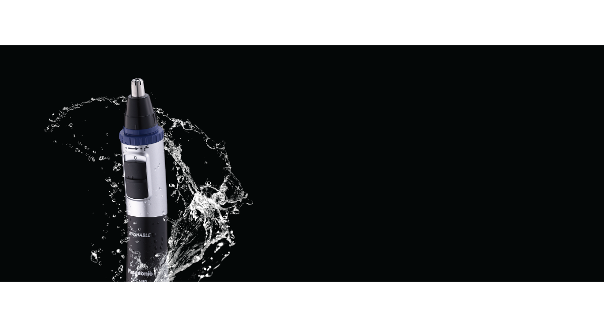 Panasonic ER-GN30-K503 Panasonic ER-GN30 zastřihovač nosů a uší (systém snadného čištění Vortex™, čepel se 2 řeznými hranami, mokrá a suchá, bezdrátová), černá 5 Panasonic ER-GN30-K503 ast 1443978