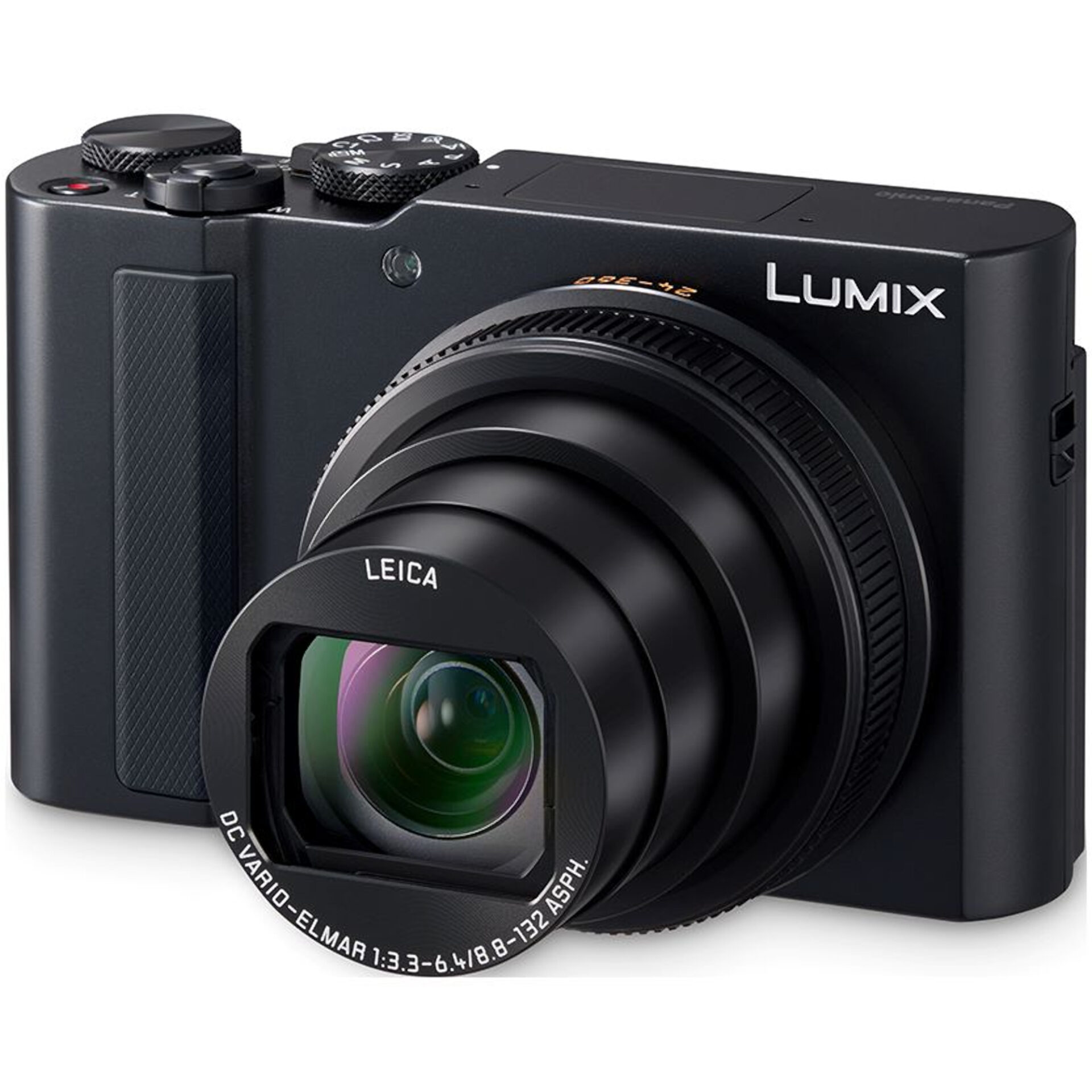 Panasonic DC-TZ300 Lumix kompaktní digitální fotoaparát (CMOS 20,1 MP, 15× optický zoom, sekvenční snímání 30 sn./s s funkcí 4K Photo), černý